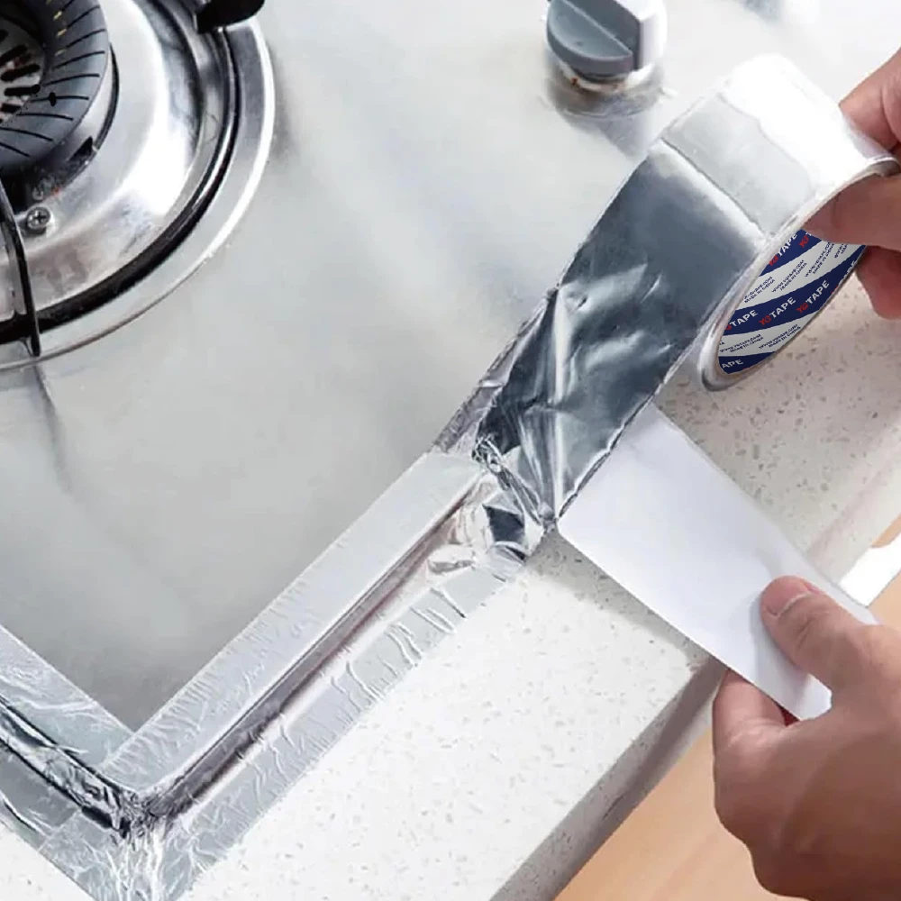 1. Matte Aluminum Foil Tape for Kitchen Repair & Sealing.webp